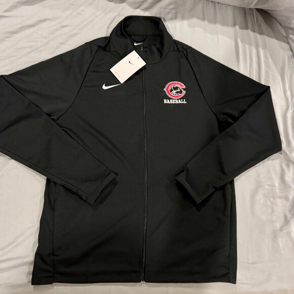 NWT!! Chapman University Baseball Nike Men's Epic Knit Jacket 2.0 Black - Med - Picture 1 of 4
